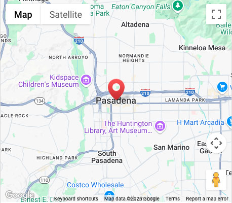 map_pasadena Rancho Cucamonga, CA map