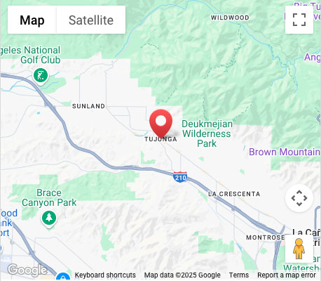 map_tujunga Azusa, CA map