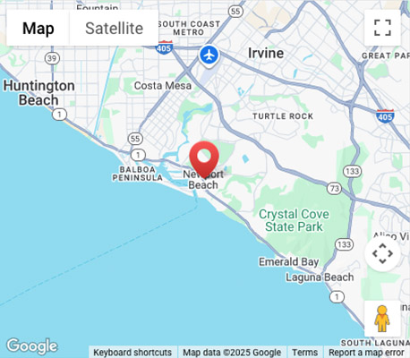 map_newport_beach Ontario, CA map