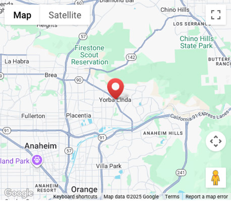 map_yorba_linda Rancho Cucamonga, CA map